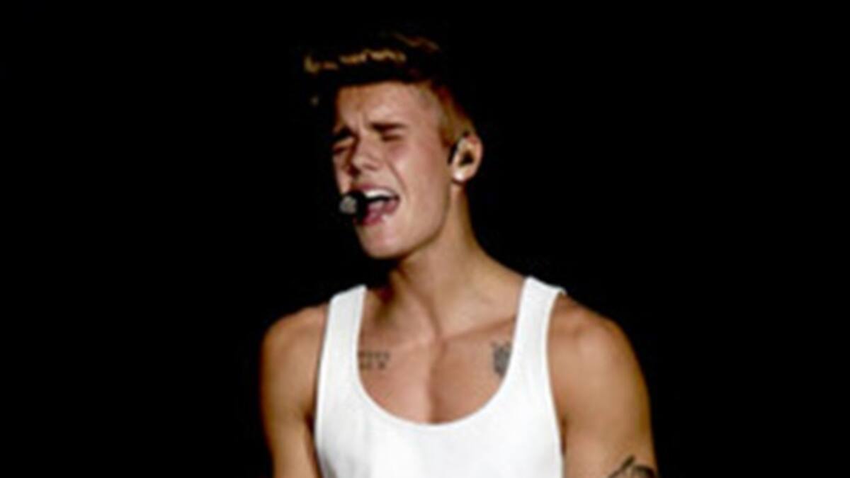 Le pusieron los puntos a Justin Bieber