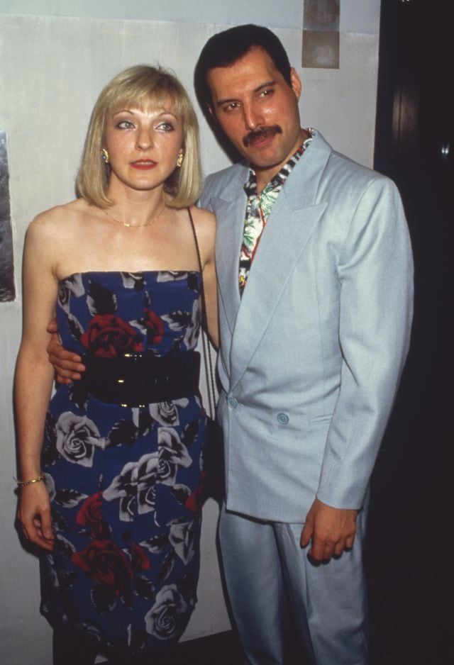 Freddie Mercury y Mary Austin, en una fiesta posterior a un concierto de Queen.