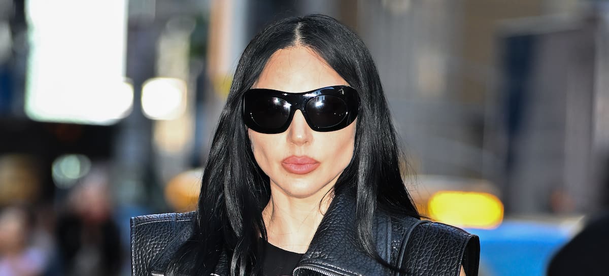 Lady Gaga llegando a 'The Late Show With Stephen Colbert' (8 de septiembre de 2025).