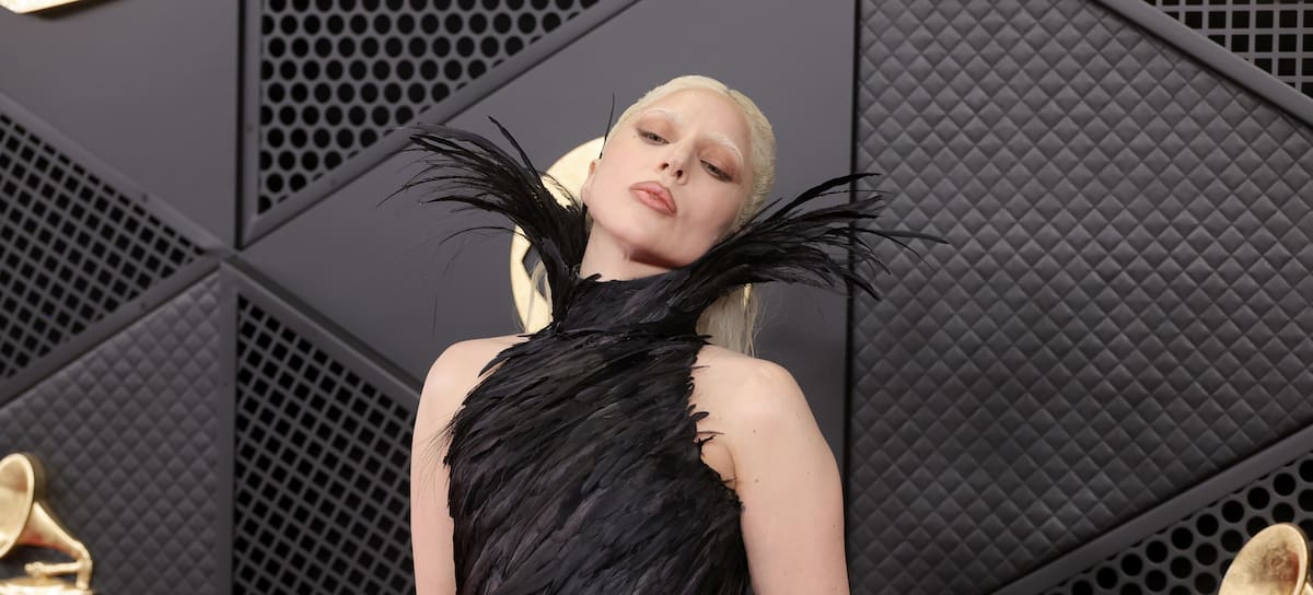 Lady Gaga en la alfombra roja de los Grammy 2026.