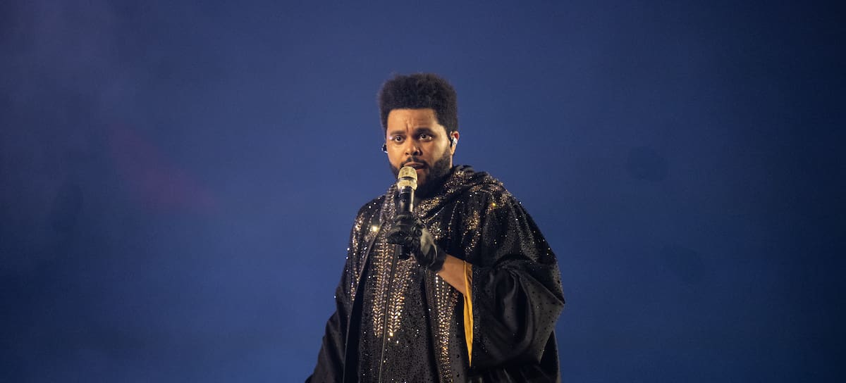 The Weeknd, durante un concierto de su After hours til dawn Tour