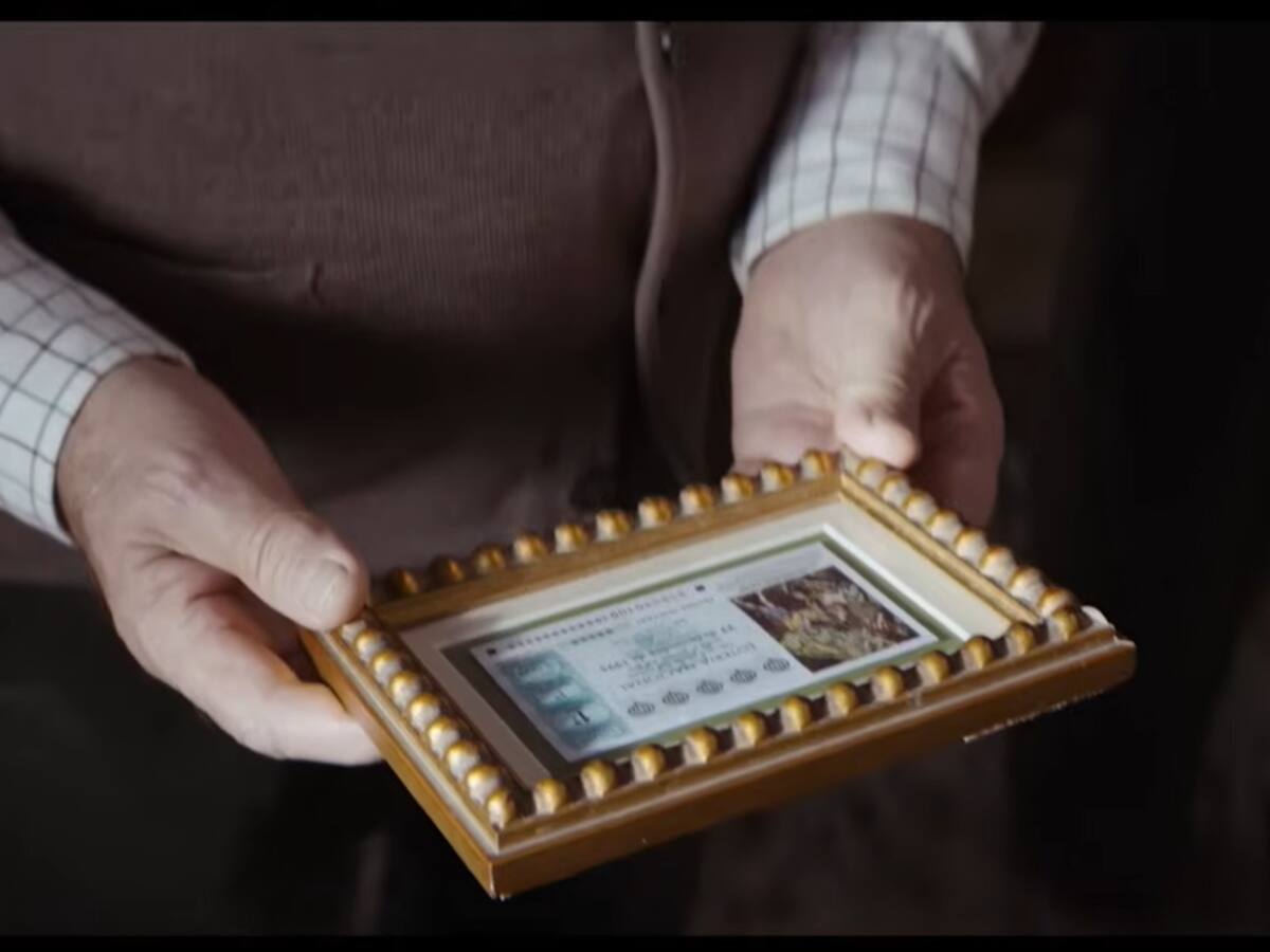 Así es el anuncio de la Lotería de Navidad 2025, en vídeo: el décimo enmarcado que llevó un quinto premio a ser 'El Gordo'