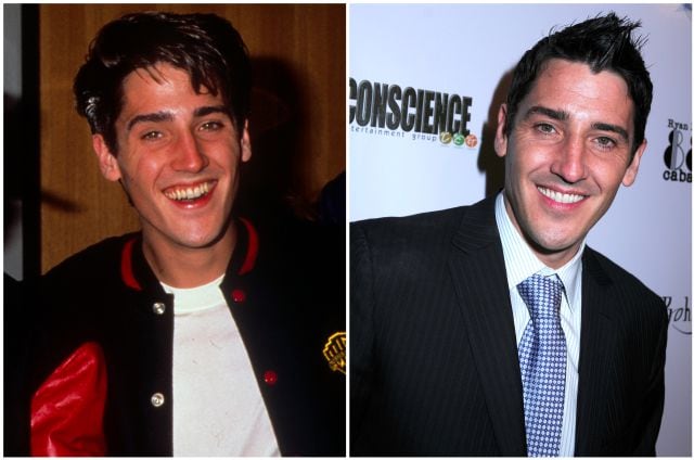 Jonathan Knight en 1988 y en 2009.