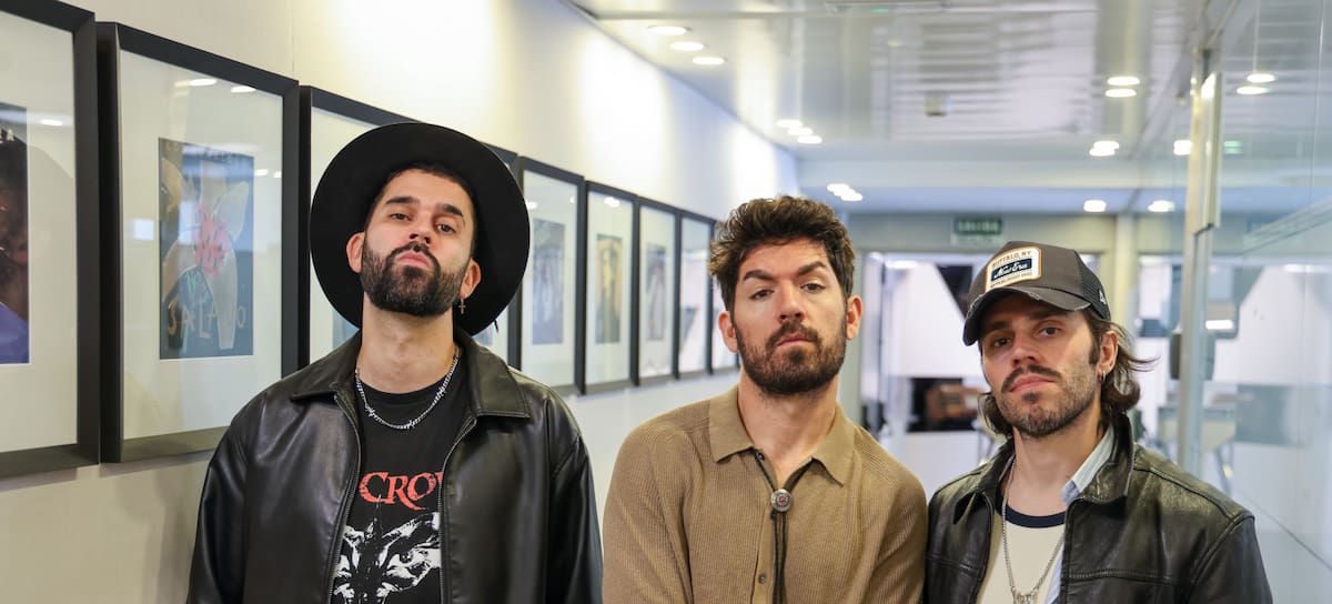Siloé en las instalaciones de LOS40.