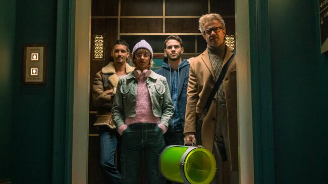 Joel Sánchez, Michelle Jenner, Julio Peña y Tristán Ulloa en 'Berlín'