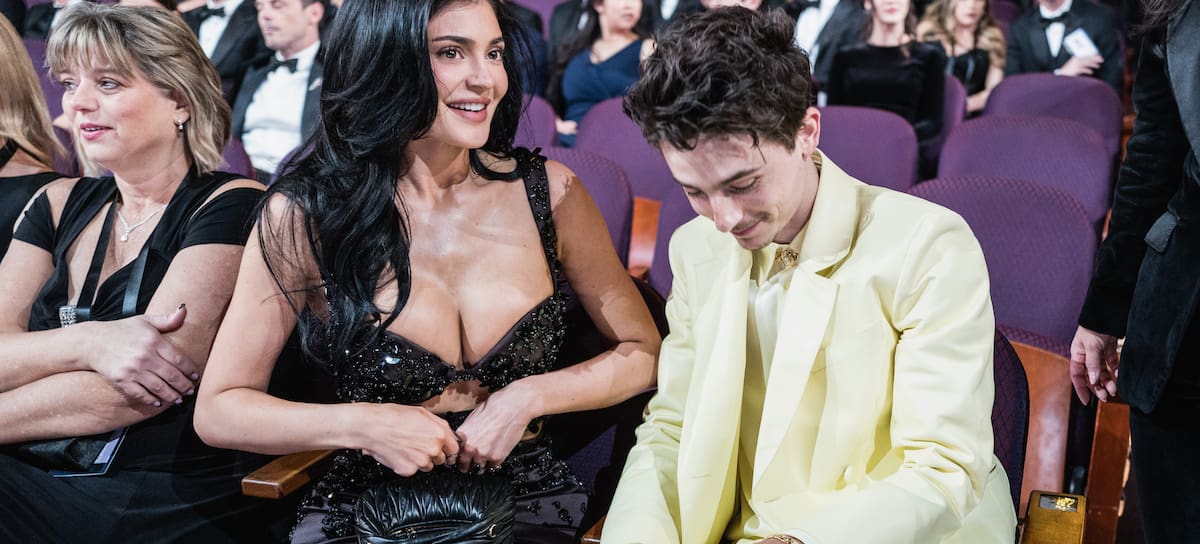 Timothée Chalamet y Kylie Jenner en los Oscar 2025