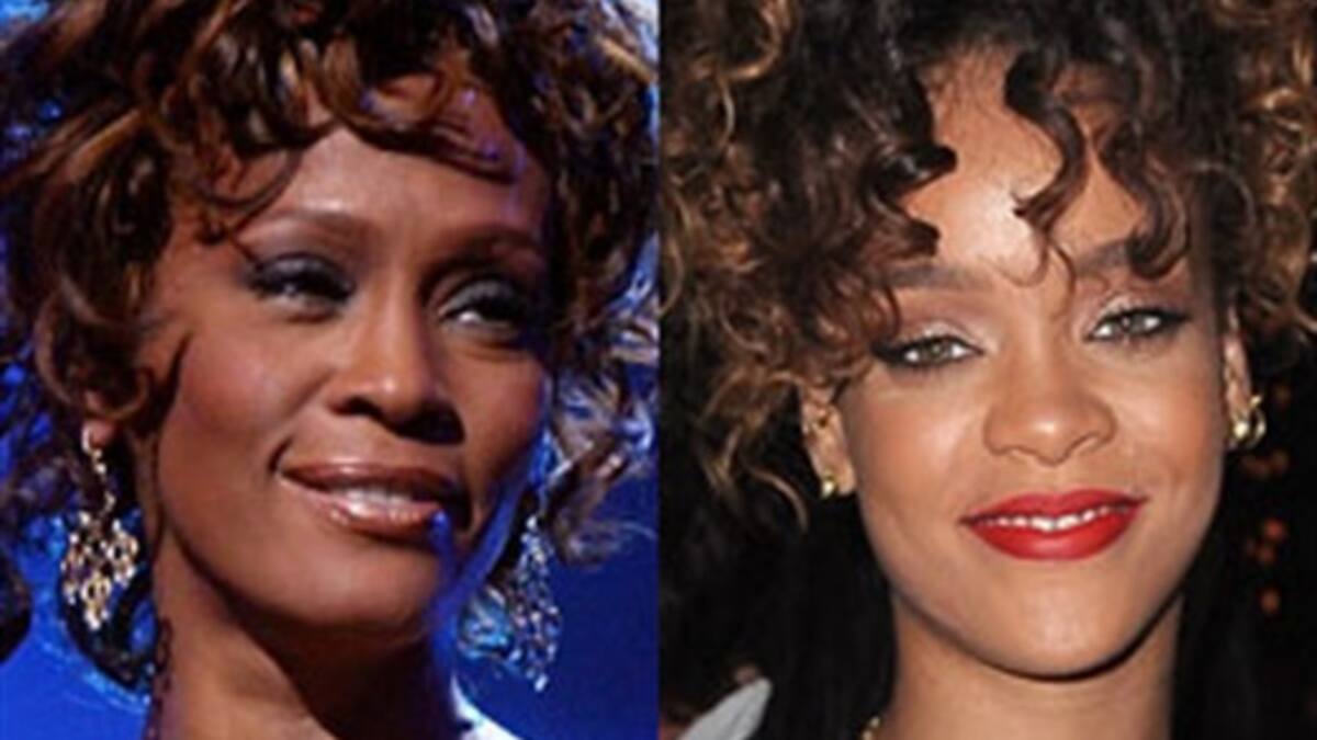 Rihanna como Whitney Houston