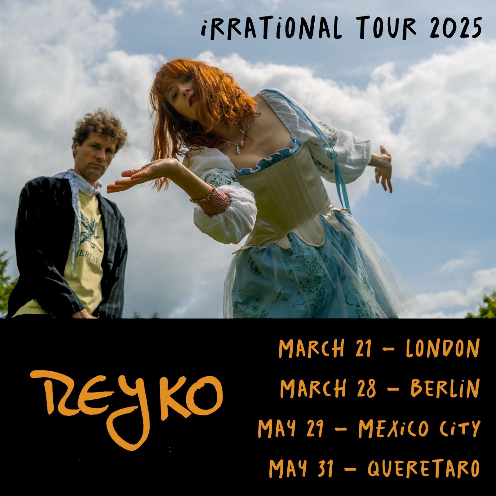 El grupo Reyko estrena LP y confirma las primeras fechas de su gira internacional &#039;Irrational Tour 2025&#039;.