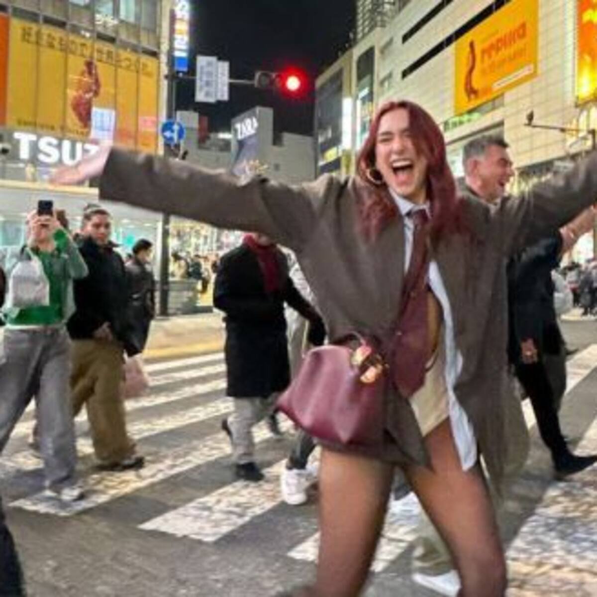 Dua Lipa quedó encantada con la cultura japonesa