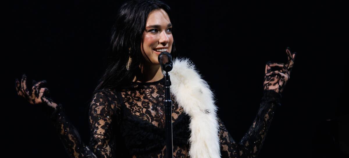 Dua Lipa, en su concierto en Auckland de su Radical Optimism Tour