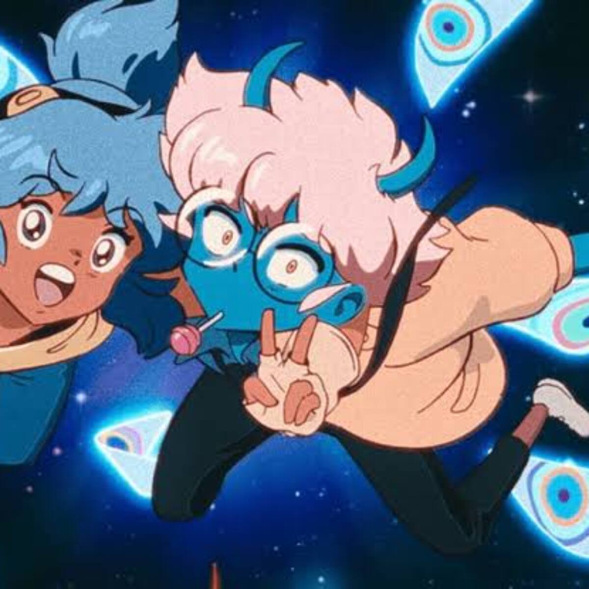 Orbitals: el videojuego que te da anime de los 90 para dos en un sofá