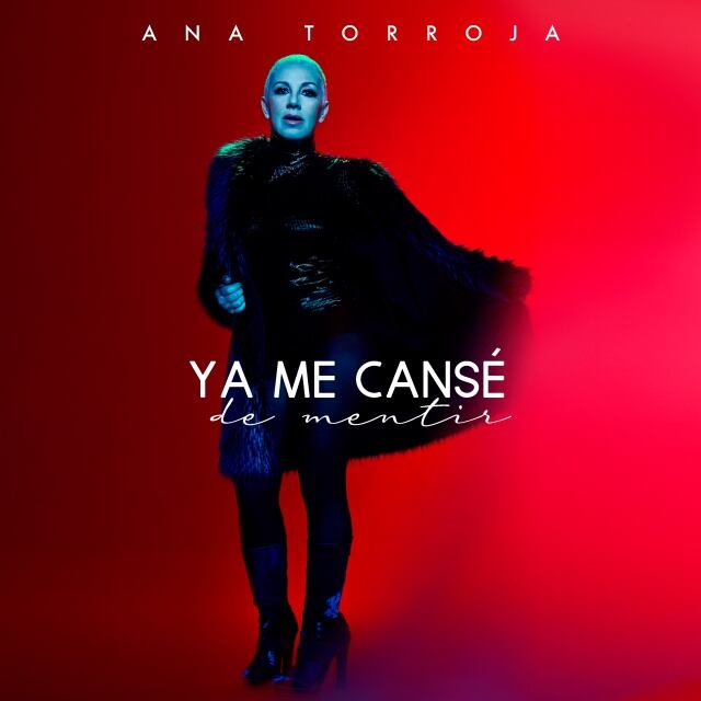 Ana Torroja, en la portada de Ya me cansé.