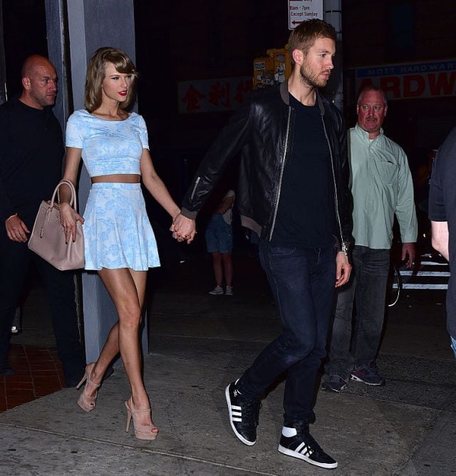 Oh, aquellos maravillosos años. Taylor y Calvin en Nueva York, en mayo de 2015.