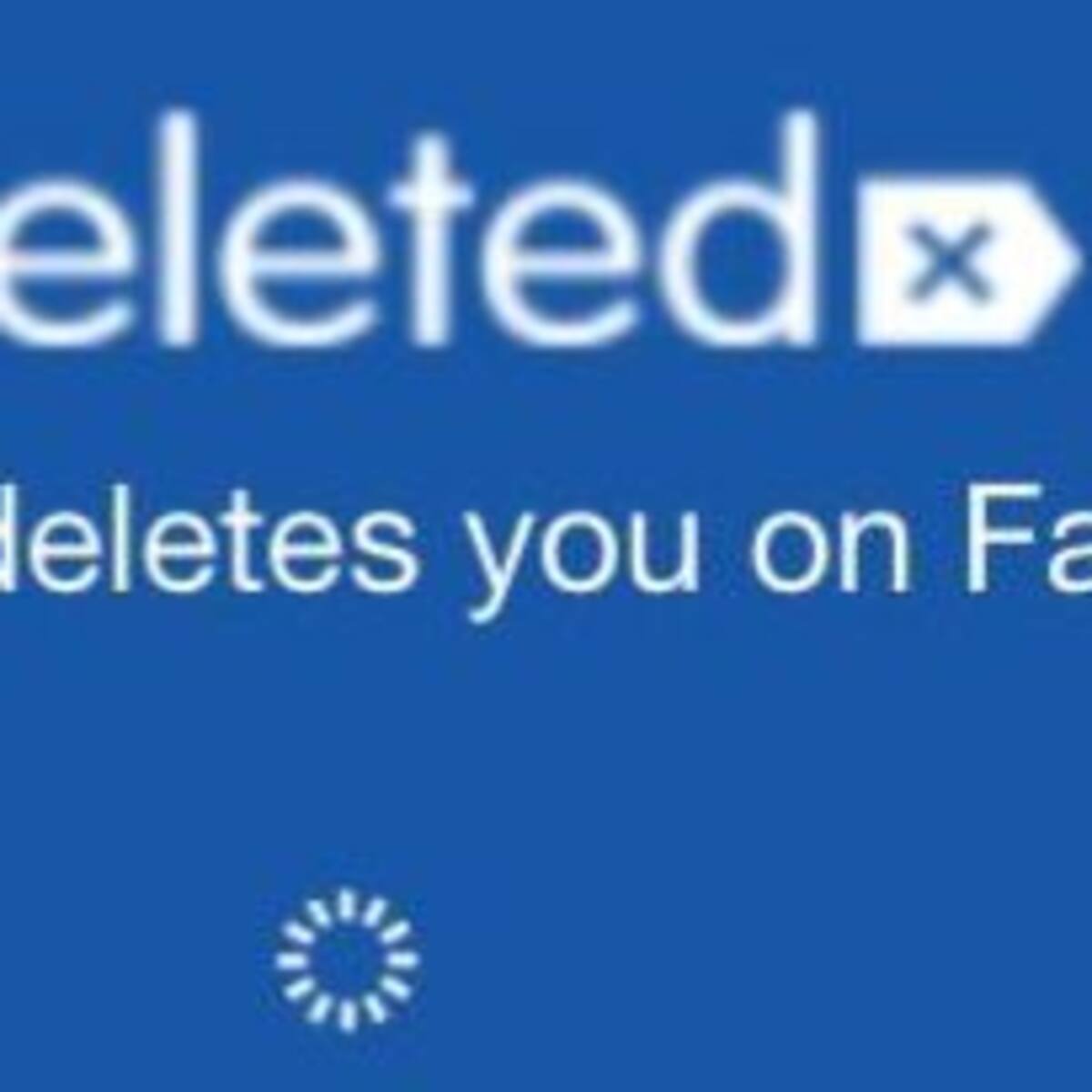 Esta app te permite saber quién te eliminó de Facebook