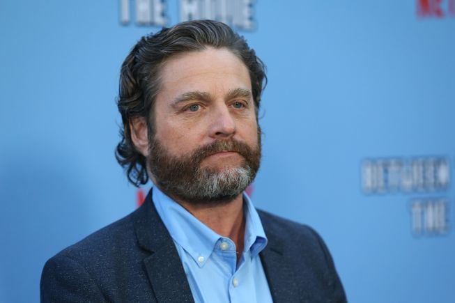 Zach Galifianakis en una première de Los Angeles.