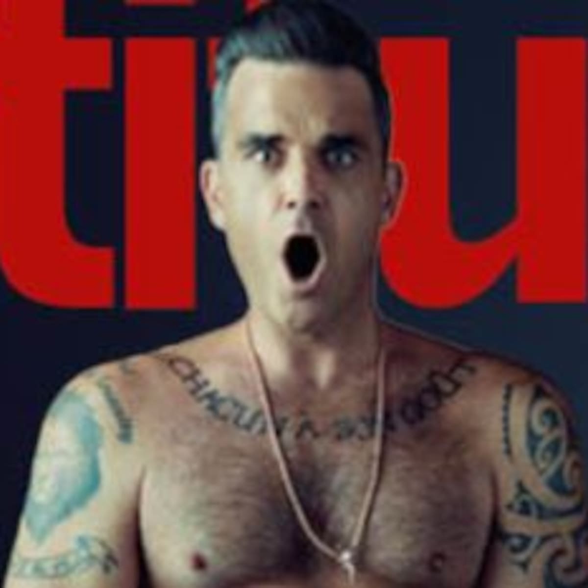Robbie Williams se quita todo para la portada de esta revista