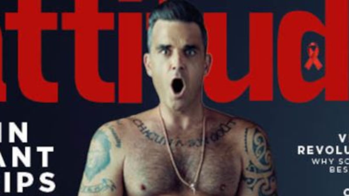 Robbie Williams se quita todo para la portada de esta revista