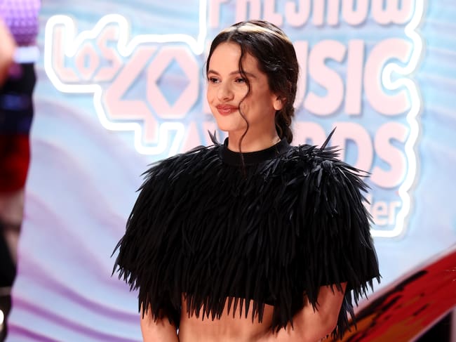 Rosalia en el Preshow de Los40 Music Awards Santander 2025 en el Roig Arena de Valencia