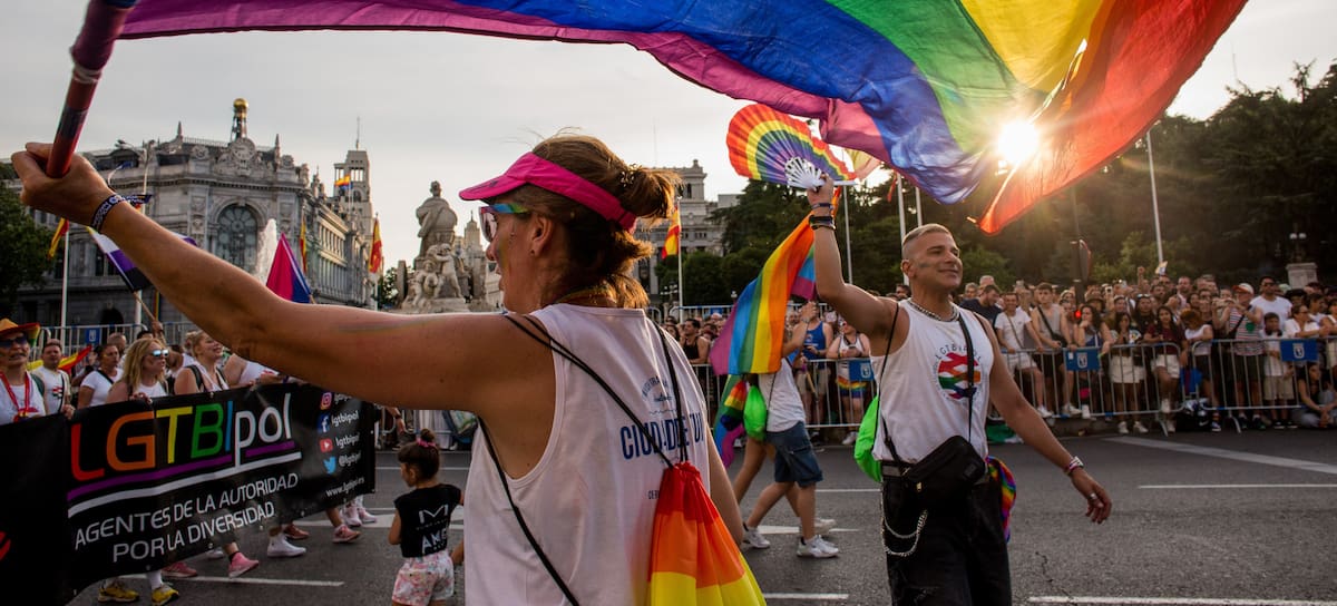 Manifestación del Orgullo LGTBIQ+ en Madrid por el Pride 2026.