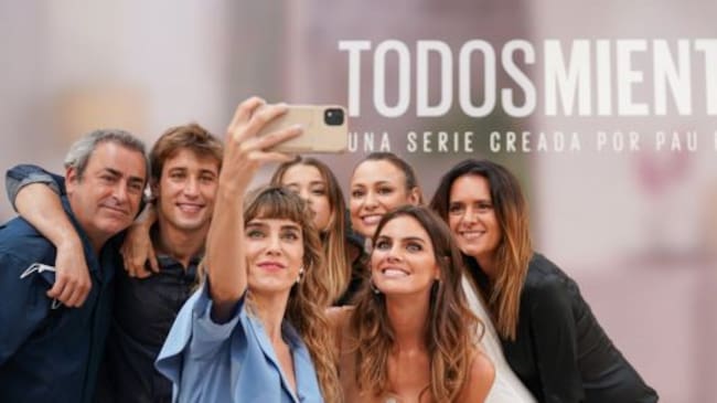 Los protagonistas de 'Todos mienten' en el FesTVal de Vitoria