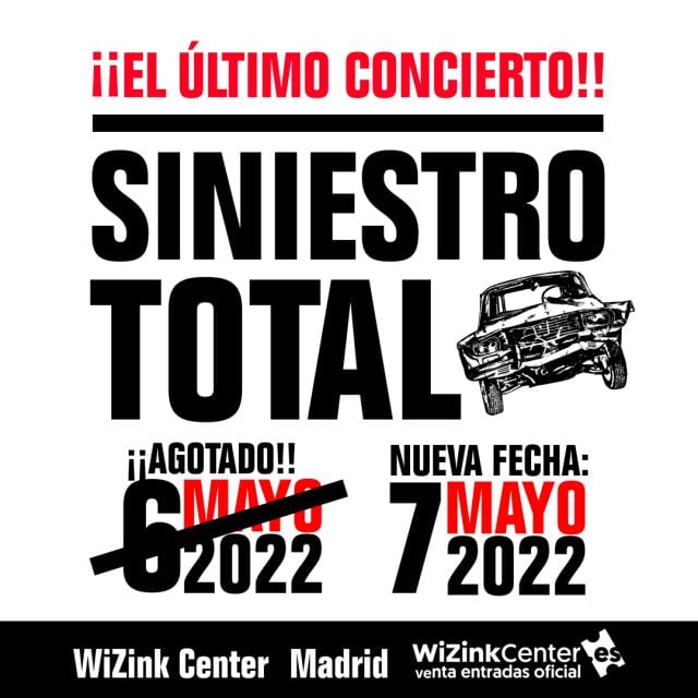 Siniestro Total se despiden con dos conciertos en Madrid.