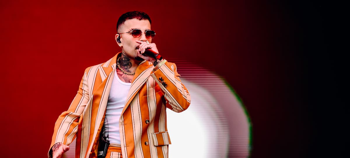 Rauw Alejandro en el Governor's Ball el 7 de junio de 2024 en Queens, Nueva York.