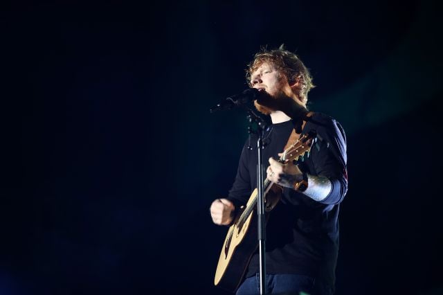 Ed Sheeran en un concierto en Auckland (Australia) / Getty