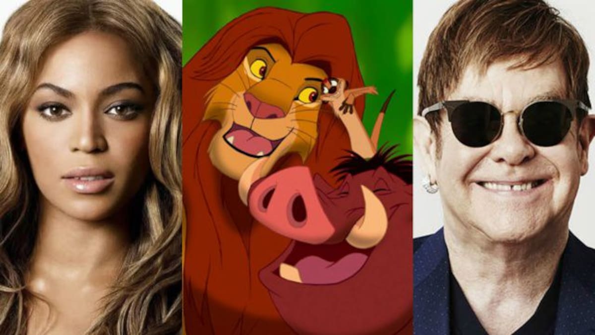 Elton John y Beyoncé trabajan en una nueva canción para ‘El Rey León’