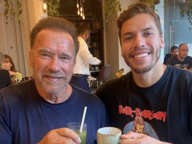 Joseph Baena, el hijo ilegítimo de Schwarzenegger que le sigue los pasos