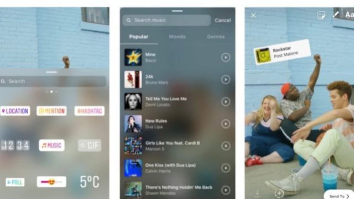 Instagram permitirá escuchar canciones en sus historias