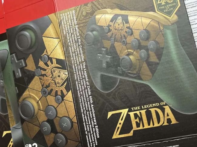 Se filtra el nuevo Nintendo Switch 2 Pro Controller de Zelda Ocarina of Time.