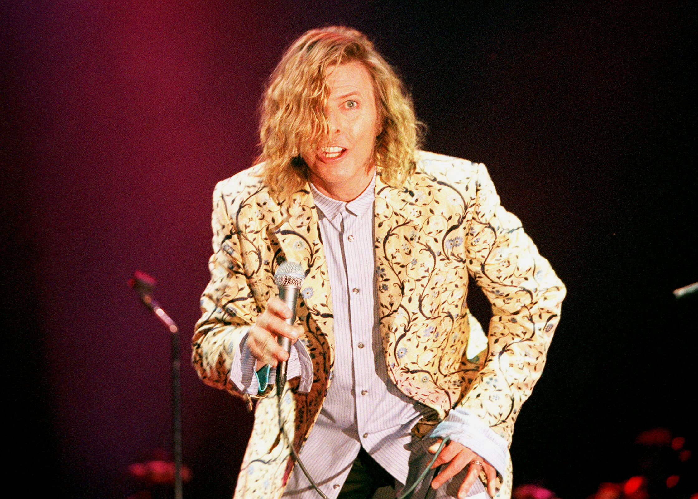 David Bowie, en Glastonbury 2000.