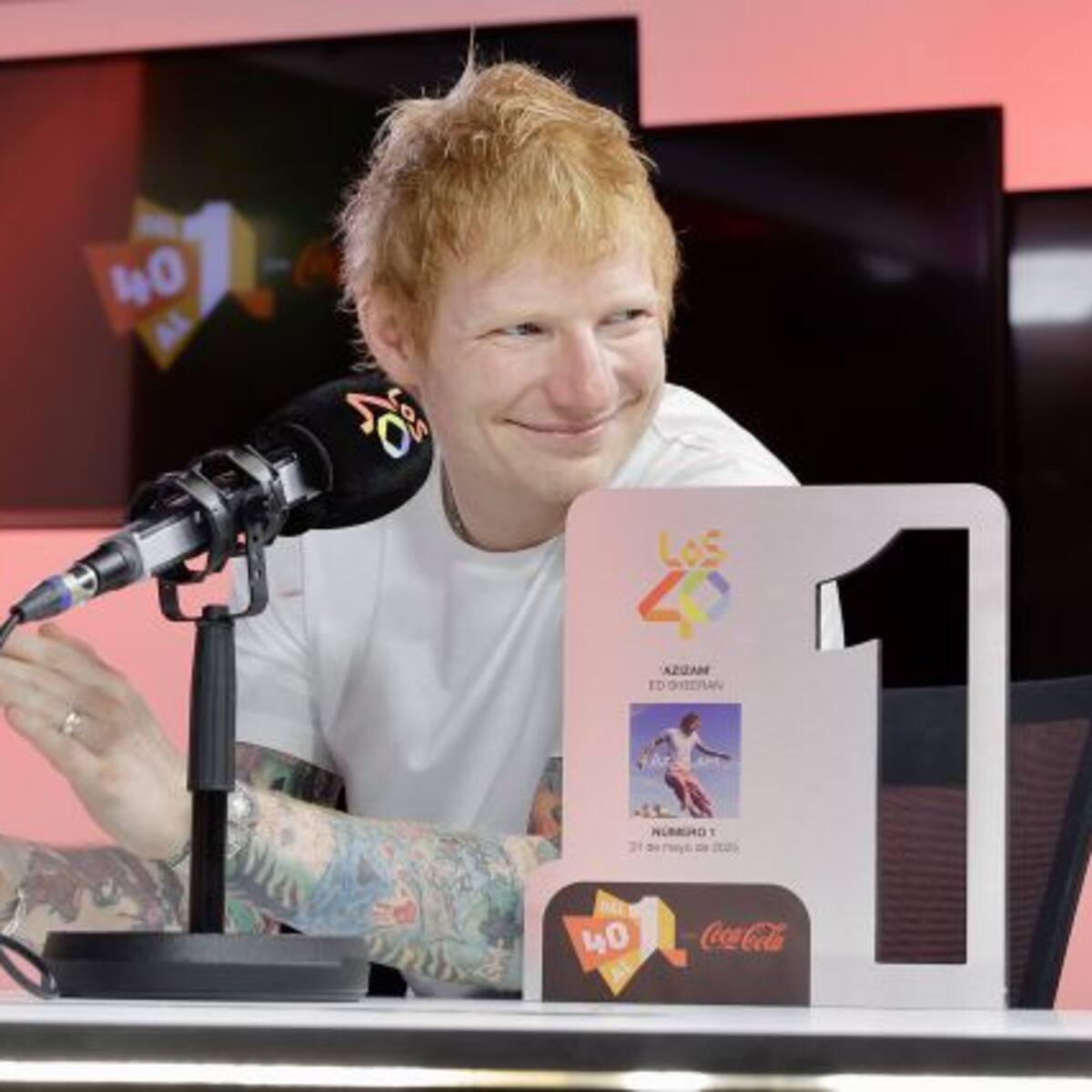 Ed Sheeran visita LOS40 España