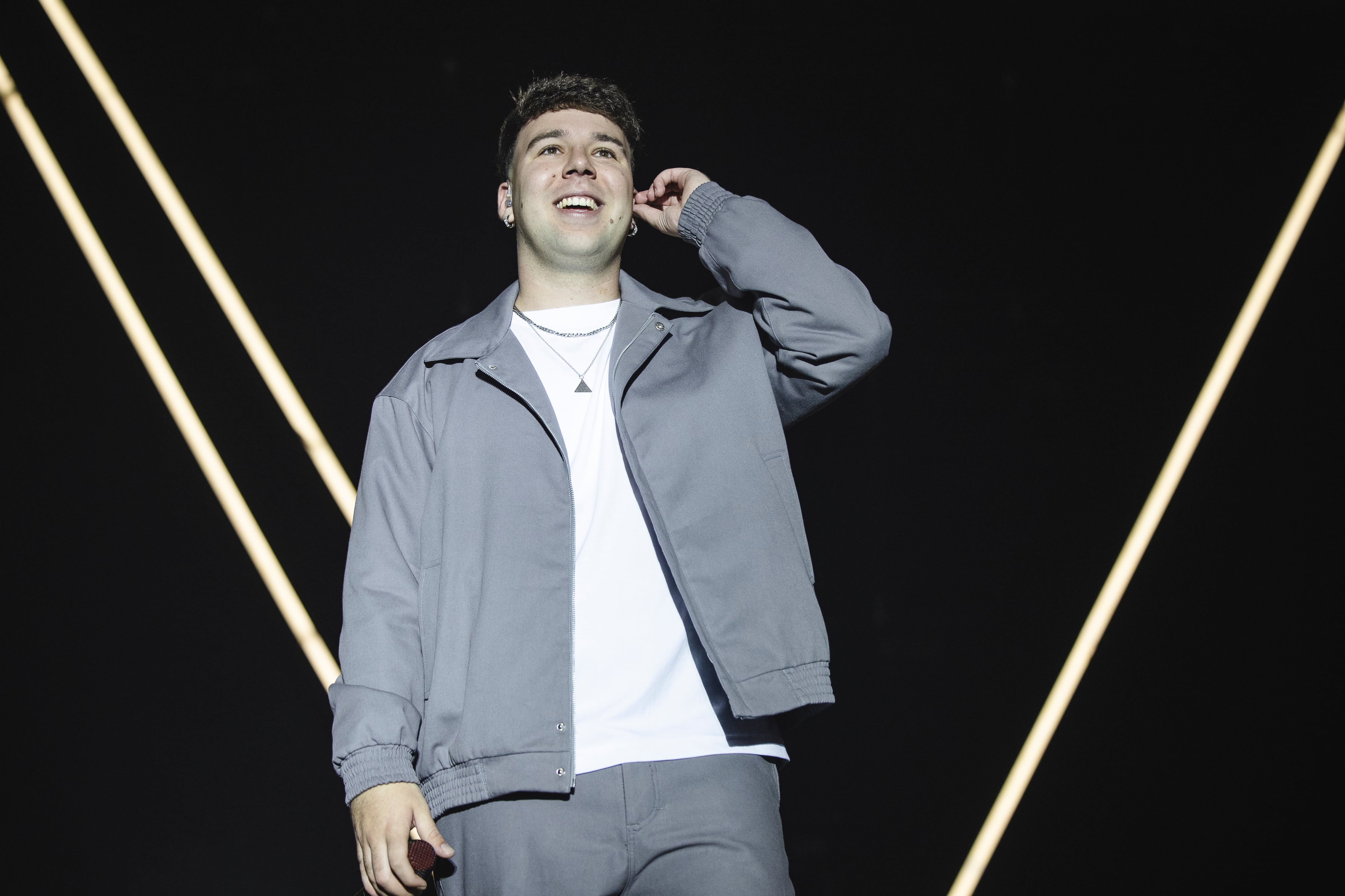 Quevedo en su concierto en el Palau Sant Jordi de Barcelona