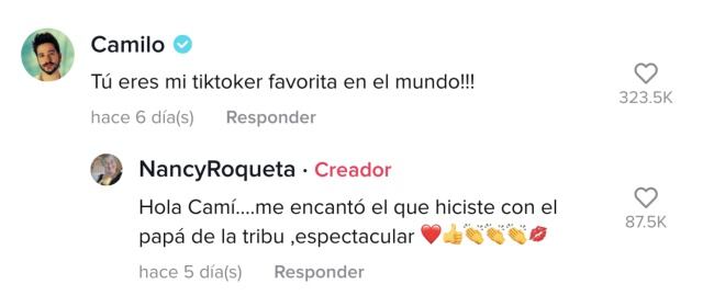 Camilo felicita a abuelita que hace reto &quot;Ropa Cara&quot; de TikTok