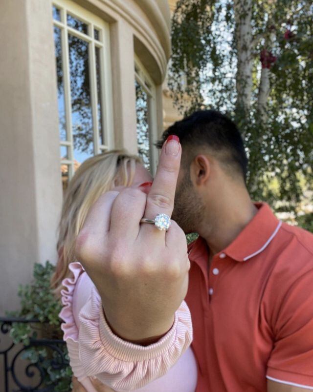 Britney Spears y su compromiso con el actor Sam Asghari