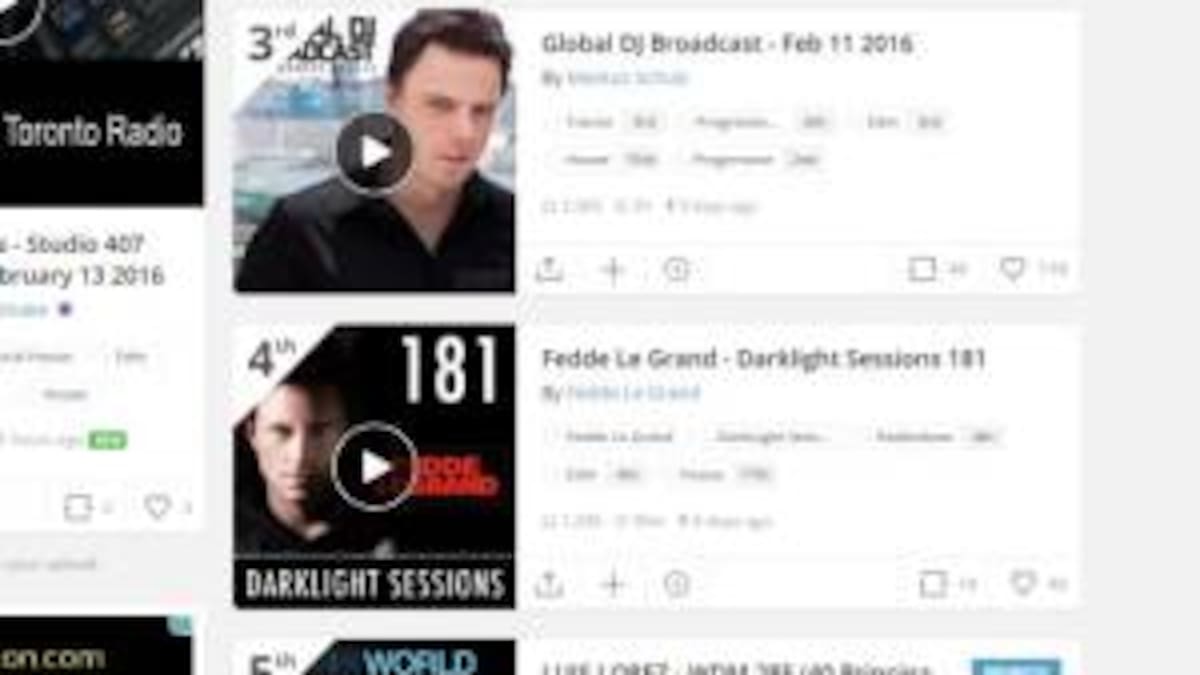 World Dance Music alcanza el N-5 Mundial esta semana en el EDM Trending Chart de Mixcloud!