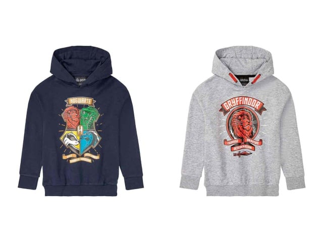 Sudaderas para niños de la colección de Harry Potter de Lidl