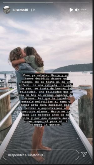 Luis Giménez ha comunicado la noticia a través de su Instagram.