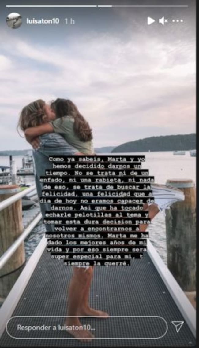 Luis Giménez ha comunicado la noticia a través de su Instagram.