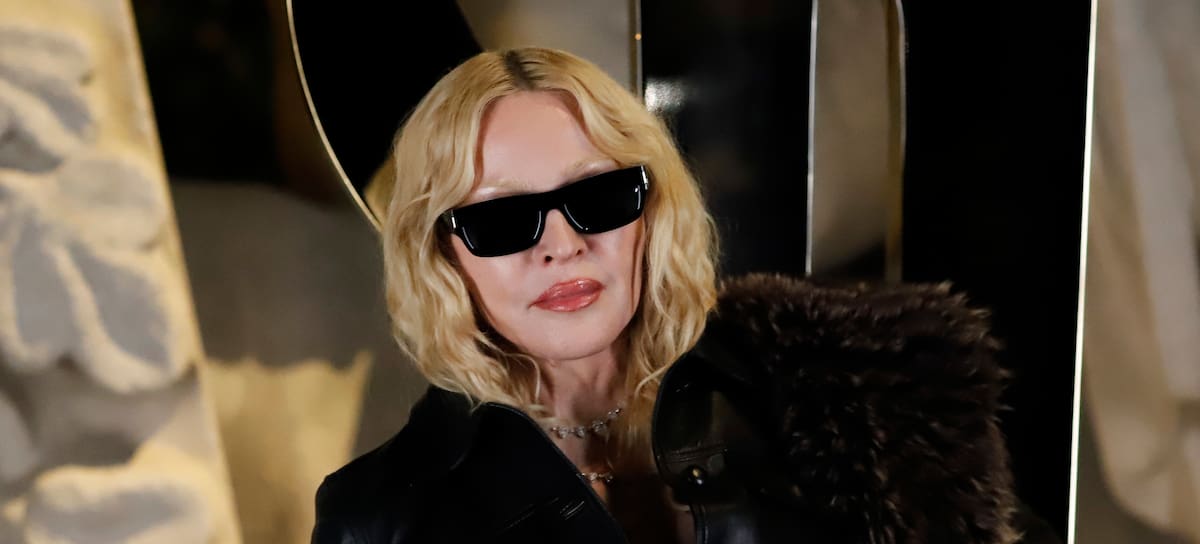 Madonna en el show de Saint Laurent en la Spring/Summer 2026 Paris Fashion Week - WWD via Getty Images
