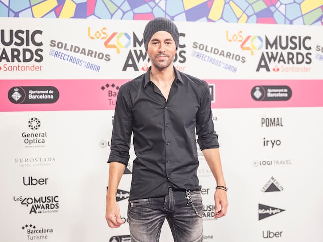 Enrique Iglesias en LOS40 Music Awards Santander 2024.