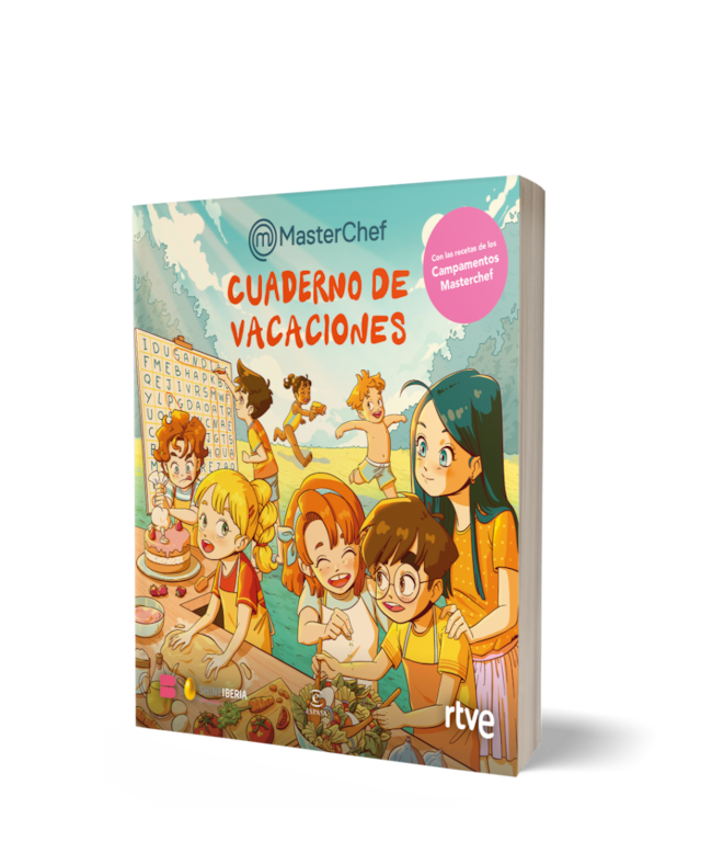 Portada de Cuaderno de vacaciones de MasterChef.