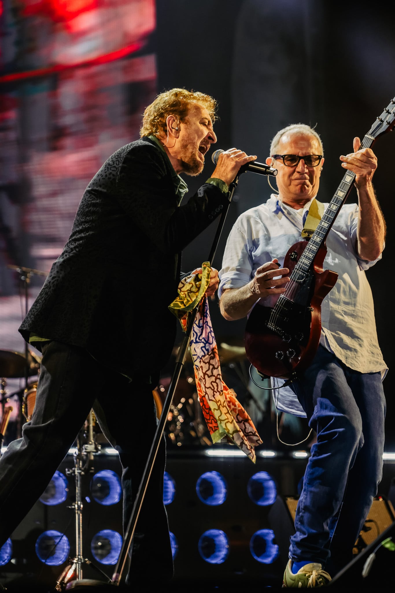Manolo García y Quimi Portet en la primera fecha de la gira de reencuentro de El Último de la Fila, en Marenostrum Fuengirola 2026.