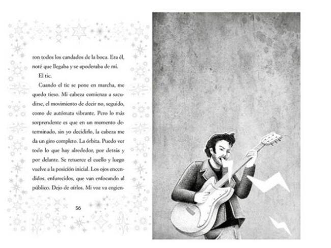 Chispas, el músico cósmico de Manuel Rivas.