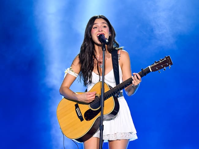 Olivia Rodrigo actuó en el escenario del Festival Daisy Chain Fields 2026, celebrado en Great Park el 29 de agosto de 2026 en Irvine, California. (Foto de Gilbert Flores/Variety vía Getty Images)
