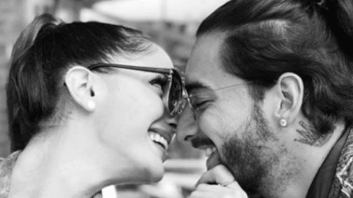 Maluma y Natalia Barulich festejaron su primer año de novios