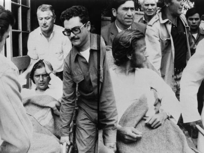 Supervivientes del accidente aéreo de Los Andes.