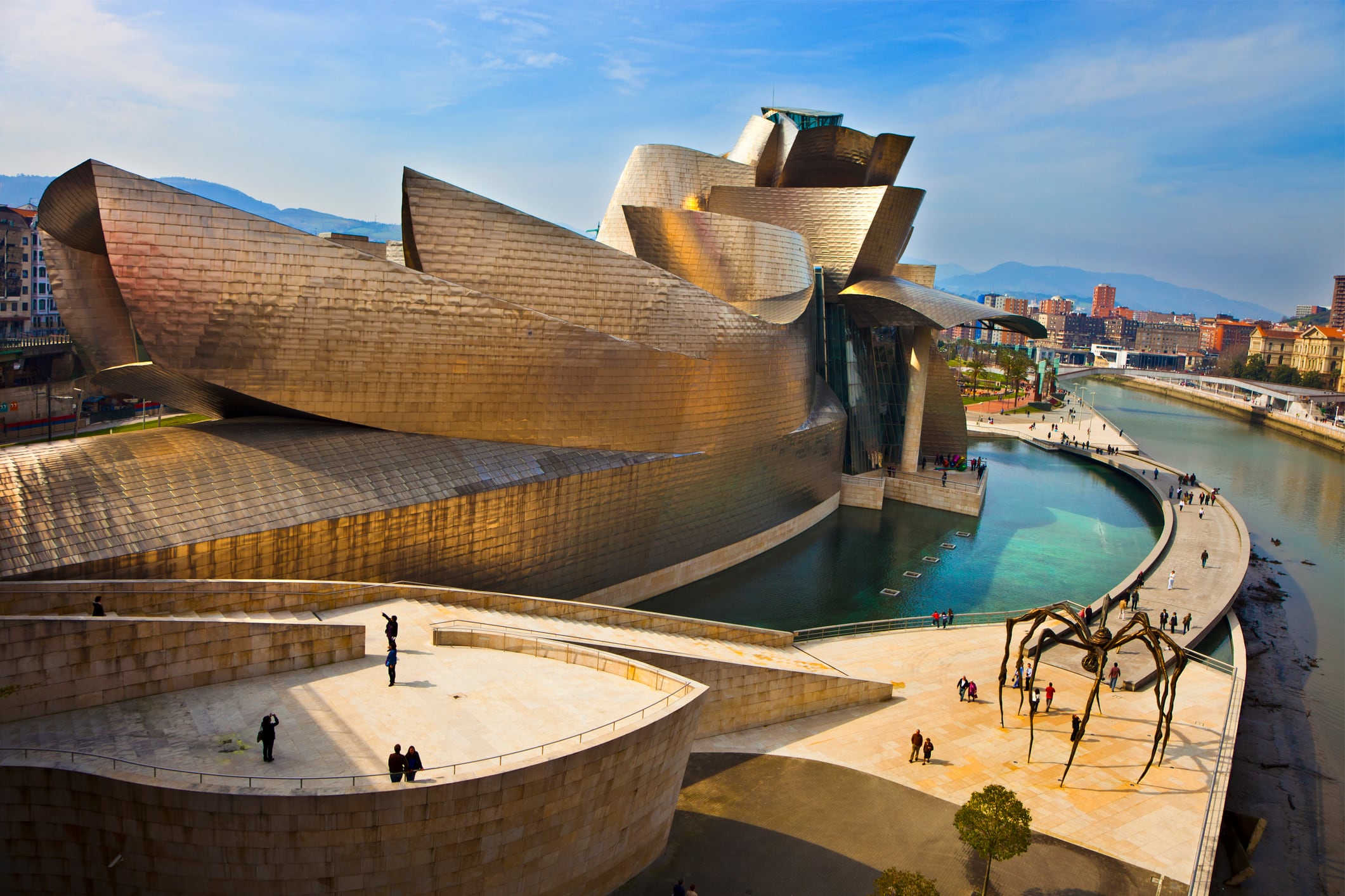 El Museo Guggenheim de Bilbao.