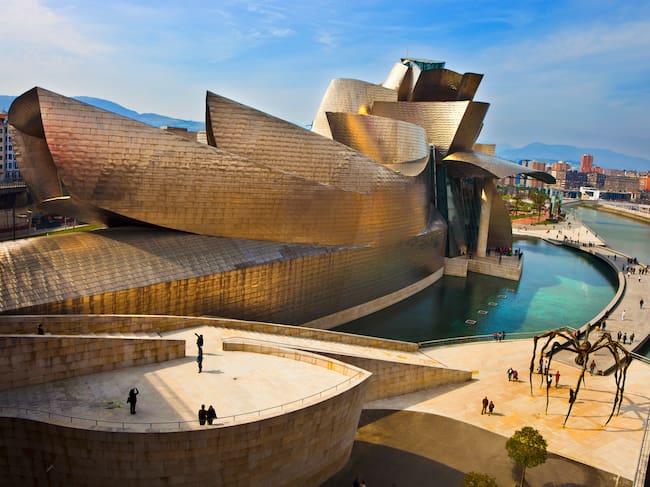 El Museo Guggenheim de Bilbao.